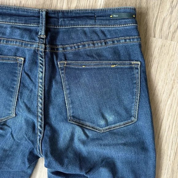 Pilcro & The Letterpress Anthropologie SERIF Blue Stretch Skinny Jeans Womens 27 - Picture 3 of 6